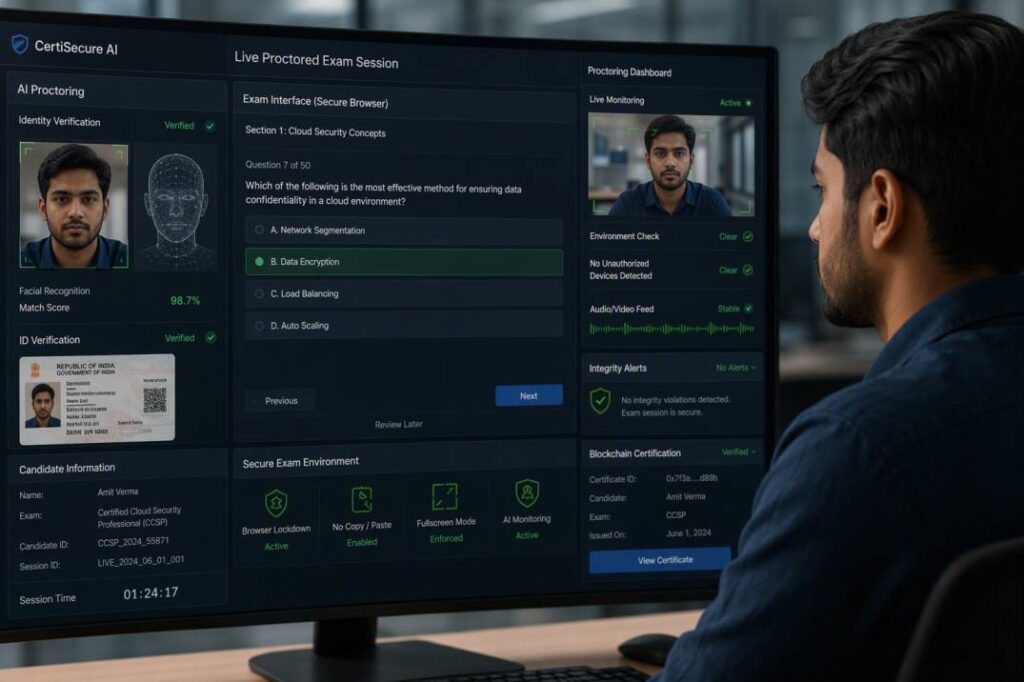 The Rise of Secure Online Exam Platforms in India’s Certification and Education Sector